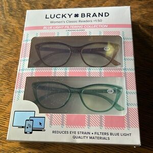 New Lucky brand readers reading glasses 1.50 magnification